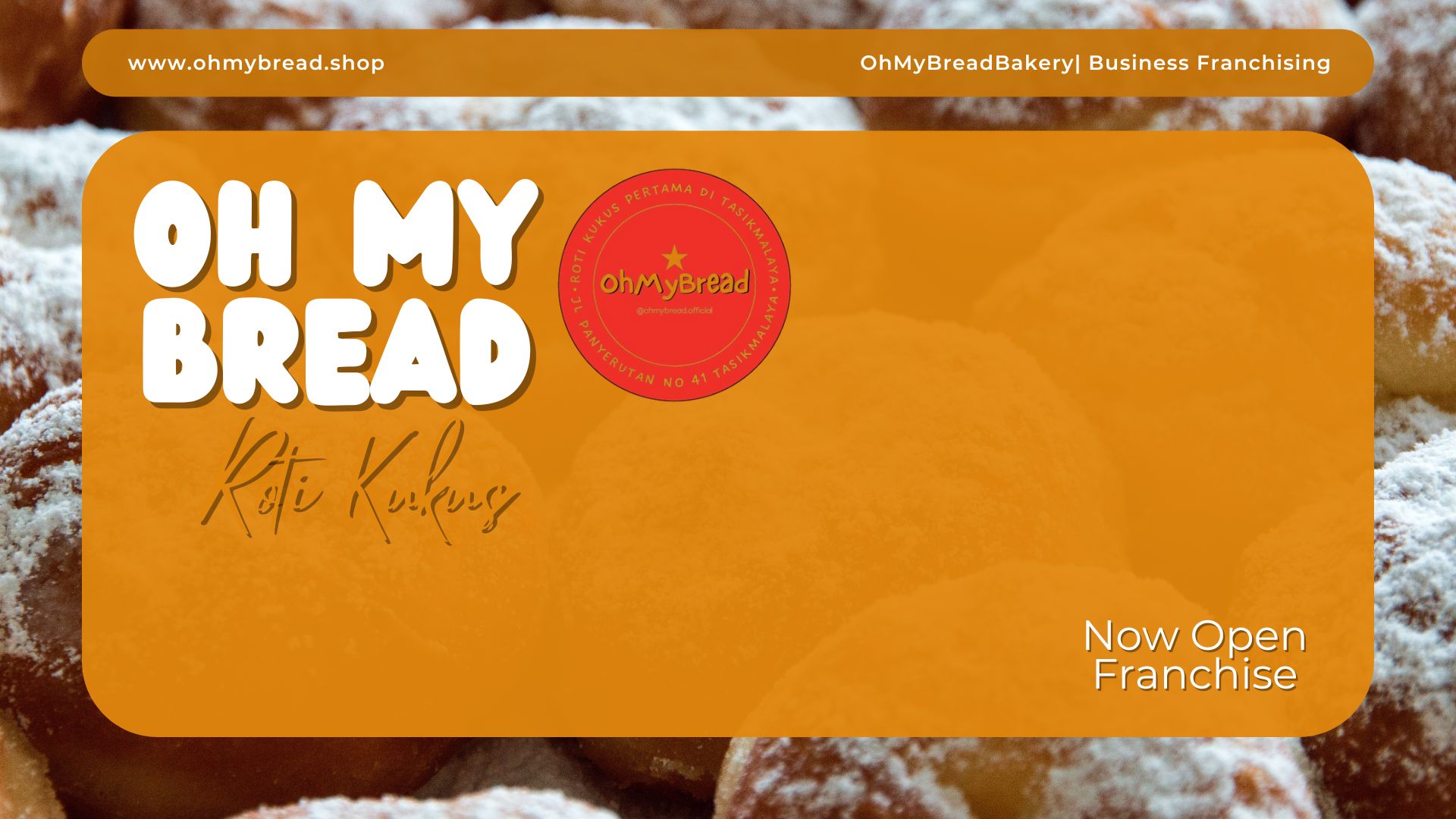 Orange and Brown Modern Donut Business Franchising Presentation